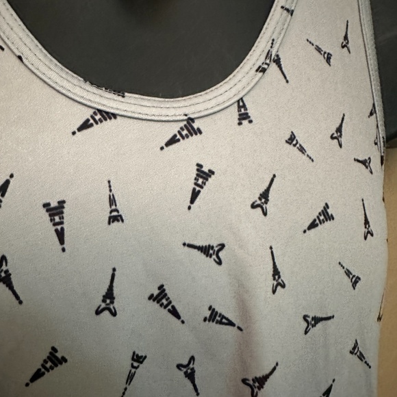 Tulio Eiffel Tower Tank Top Medium Gently worn Made in Brazil 100% polyamide - Picture 2 of 3